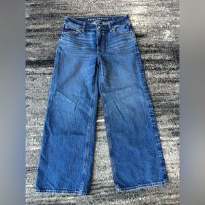 AMERICAN EAGLE Low-Rise Baggy Wide Leg Jeans
